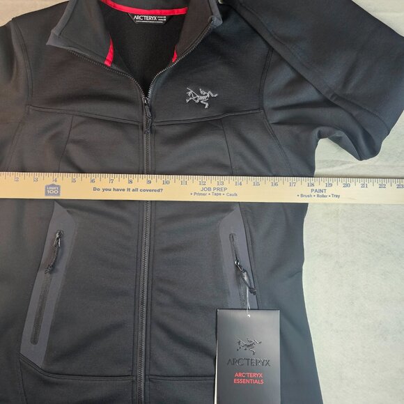 Arc’teryx Arenite Women’s Medium Soft Shell Jacket — Black, Fleece-Lined, Zip-Up - Picture 6 of 8